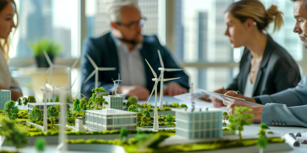 sustainable energy city scale model