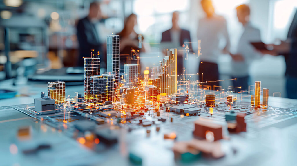 city scale model design